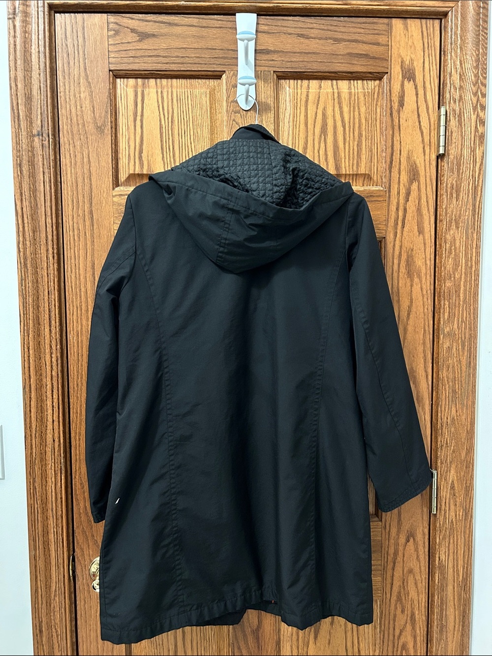 Women’s  Black Lightweight Trench Coat - Brand weather tamer image 5